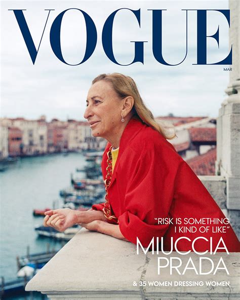 miuccia prada annie leibowitz|Miuccia Prada US Vogue March 2024 .